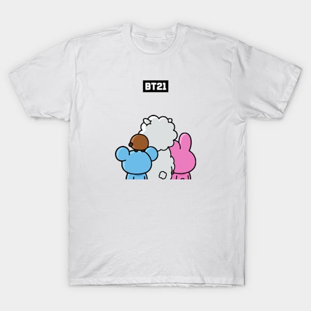 bt21 bts exclusive design 39 T-Shirt by Typography Dose